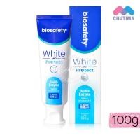 ราคา ยาสีฟัน ไบโอเซฟตี้ ไวท์ แอนด์ โพรเทค Biosafety White And Protect Toothpaste 100 g. (24041507595)