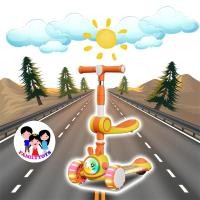 ราคา HOT familytoys168 สกู๊ตเตอร์ขาไถสุดน่ารัก สกู๊ตเตอร์เด็ก สกู๊ตเตอร์ขาไถ สีสันสวยงาม 8027 (22549459597)