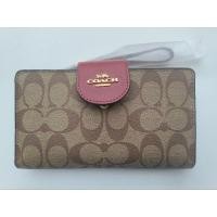 ราคา แท้จาก USA Coach C2874 คล้องมือ Size L 1ซิป (25617645684)