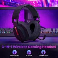 ราคา Redragon H888 Wireless Gaming Headset with 7.1 Surround Sound, Tri-Mode Gaming หูฟังเกมมิ่งไร้สาย (53750505809)