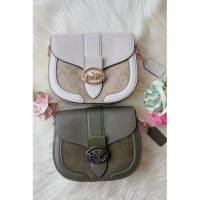 ราคา Georgie Saddle Bag (COACH C2805) (14735075502)