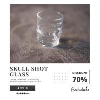 ราคา ☠️แก้วช็อตลายหัวกะโหลก☠️ ♠️แก้ว Shot ลายหัวกะโหลกสุดเก๋ เหมาะกับสายปาร์ตี้มากๆ ในเซ็ทมีแก้ว 6 ใบ (22447470696)