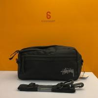 ราคา Stussy กระเป๋าคาดเอว ลายโลโก้ ขนาดเล็ก สีดํา (ของแท้ 100%) (24322453719)