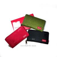 ราคา SP Long Wallet กระเป๋าสตางค์ซิปรอบยาว ลายผ้าทอโลโก้ทั้งใบ (21630800617)