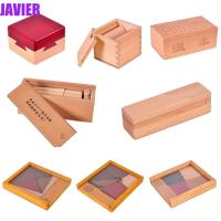 ราคา JAVIER IQ Puzzle Mind Brain Teaser, สมอง Teaser เปิดกล่องปริศนาพัฒนาสมองไม้, ไม้คลาสสิก 3D Luban ล็อค 3D ปริศนาไม้ของขวัญวัยรุ่น (41676171371)