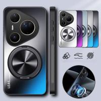 ราคา AG Matte แม่เหล็กกันกระแทกสําหรับ HUAWEI Pura 80 Pro Plus 80 Ultra ผู้ถือแหวนไร้สายชาร์จ Hard สําหรับ Pura 70 P60 P50 P40 P30 (41962562688)