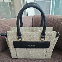 ราคา กระเป๋าหนังปลากระเบน Vera Wang (40602520975)