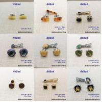 ราคา [งานนอกแท้ 100%] คัฟลิงค์วินเทจ กระดุมข้อมือเสื้อวินเทจ คัฟลิงค์มือสอง Vintage Cufflinks (28127732046)