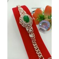 ราคา ข้อมือเพชรหุ้มนาคหุ้มอย่างดี พลอยเขียวหยก สวยสุดๆ (12827768337)