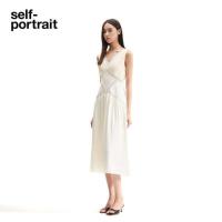 ราคา dress เดรสลูกไม้ Self-Portrait Spring/Summer 2024 ชุดเดรสประดับลูกไม้ตัดงาช้าง (27753341708)