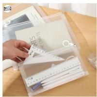 ราคา ซองซิป ซองซิปใส่เอกสาร a6 / a5 / a4 ซองพลาสติกใส ซองซิปa4 กระเป๋าซิป (24817728847)