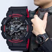 ราคา ของแท้ 100% นาฬิกา Casio G-shock รุ่น GA-110HR-1A สีดำ/แดง สินค้าของแท้ ประกัน CMG 1 ปีเต็ม (1397406082)