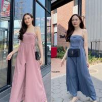 ราคา จั้มสูทเกาะอก ขายาว #จั๊มสูท (5179087805)