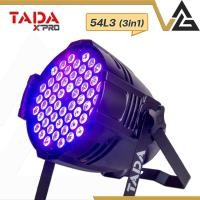 ราคา TADA PAR LED ไฟพาร์ 54L3 3IN1 แสงสว่างชัด โหมด ออโต้ ซัตเตอร์ ซาวด์ขยับตามเสียง รองรับ บอร์ด DMX-512 (22442221318)