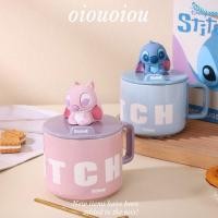 ราคา Stitch Seramik Cawan Stitch แก้วเซรามิคพร้อมฝาปิด 500 มล. 迪士 เซเลป 奇 ถ้วย带盖 500 มล. (27178883467)