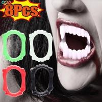 ราคา [บ้าน]ฟันแวมไพร์แบบปรับได้พร้อมเอฟเฟกต์เรืองแสง - 2/4/8 ชิ้นฟันปลอมพีวีซีเป็นมิตรกับสิ่งแวดล้อมสําหรับปาร์ตี้ฮาโลวีน/เครื่องแต่งกาย, โรงละครเลือดแต่งหน้าอุปกรณ์ประกอบฉาก (44317752522)