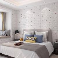 ราคา พร้อมส่งวอลเปเปอร์ สามมิติ 70*77cm ลายการ์ตูน มีกาวในตัวติดผนัง 3D wallpaper วอลเปเปอร์ติดผนัง (14959679590)