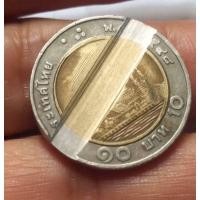 ราคา เหรียญหายาก เหรียญกษาปณ์ชนิดราคา ๑๐ บาท ปี พ.ศ.๒๕๔๘ เหรียญแปลก รีบสะสมด่วน (26134485090)