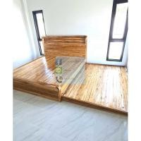 ราคา เตียงนอนไม้สักขนาด6ฟุต (26802820482)