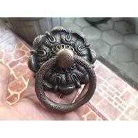 ราคา มือจับ-แหวนดึง-ดอกไม้ motif ทองเหลือง gebyok ประตูดึง-ทองเหลืองโบราณ GBY 015 (7479467278)