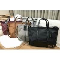 ราคา ReStock4สี! Zara trf leather tote bag (425290233)