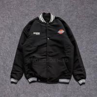 ราคา Varsity Baseball Bomber Jacket Dickies Black (27483061389)