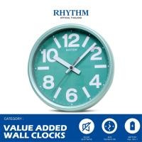 ราคา นาฬิกาแขวน RHYTHM นาฬิกาแขวนผนัง นาฬิการะบบควอทซ์ หน้าปัดสีเขียวขนาด 18 ซม. (23913087943)
