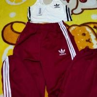 ราคา ชุดเซ็ทเสื้อครอป+กางเกงวอร์ม (4642991769)