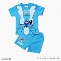 ราคา ใส่โค้ด 4SMPVLG7 ลดทันที 10% ชุดเด็กเสื้อแขนสั้น พร้อมกางเกง ลาย สติช stich (20632085006)
