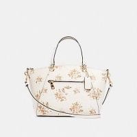 ราคา พร้อมส่ง Coach PRAIRIE SATCHEL WITH ROSE BOUQUET PRINT (#COACH #coach91603) พัดหนังวัวทั้งใบ ใบใหญ่ สีขาว ลายดอก (15386687035)