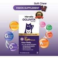 ราคา OCLUVITA Eye and Vision Health บำรุงดวงตาสุนัข บำรุงดวงตาแมว เสริมการมองเห็น บำรุงจอตา ประสาทตา (เม็ดขนม) (24466346680)