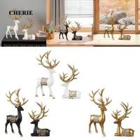 ราคา [Chery] 2x Elk รูปปั้นเรซิ่น Reindeer ประติมากรรมเรซิ่นหัตถกรรมสะสม Creative Decors ตุ๊กตากวางสําหรับโต๊ะวันเกิดห้องนอน (42151660252)