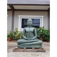 ราคา พระปางสมาธิ พระแก้วไม่ทรงเครื่อง (ทรงอ้วน) หินแม่น้ำโขง ขนาดน40นิ้ว พระแกะสลักหิน งานศิลปะ มีฝีมือ (6748356020)