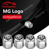 ราคา จุกลมยางรถยนต์ พร้อมโลโก้ จุกปิดลมยาง ฝาปิดจุกลม ยางรถยนต์ MG สีขาว/สีดำ 1 ชุด (4 อัน) - Car Tire Valve Caps (28684791580)