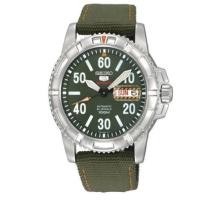 ราคา นาฬิกาข้อมือ Seiko 5 Sports Military Green Menด Automatic 100m รุ่น SRP215K2