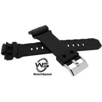 ราคา สายนาฬิกาทดแทน Casio สําหรับ GWX-8900-1 สีดํา (27133237963)