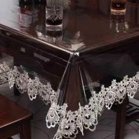 ราคา ผ้าปูโต๊ะ PVC ลายปักลูกไม้ กันน้ำได้ สำหรับโต๊ะรับประทานอาหาร และตกแต่งบ้าน (42923343578)