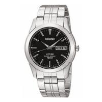 ราคา Seiko นาฬิกาข้อมือผู้ชาย สีเงิน/ดำ สายสแตนเลส รุ่น SGG715P1 (294006651)