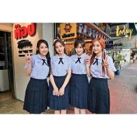 ราคา ส่งจาก กทม.ชุดสามชิ้นชุดนักเรียนไทย ชุดนักเรียนหญิง ม ปลาย ชุดนักเรียนไทยประถม ปาร์ตี้ชุดนักเรียน ชุดนักเรียนคอบัว (24101122045)