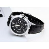 ราคา Casio รุ่น LTP-V300L-1A นาฬิกาข้อมือผู้หญิง สายหนังสีดำ หน้าปัดดำ สุดหรู - มั่นใจ ของแท้ 100% (9245415809)