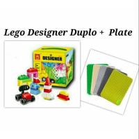 ราคา เลโก้ Designer ไซส์ Duplo 72 ชิ้น พร้อมแผ่นเพลท 1 อัน (473043523)
