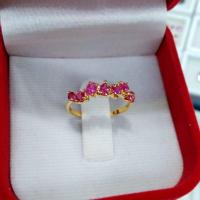 ราคา แหวนทองประดับพลอยทับทิม ทองแท้ พลอยแท้ค่ะ (29003895823)