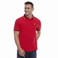 ราคา เสื้อโปโลผู้ชาย Hush Puppies สีแดง (27614400385)