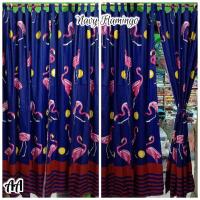 ราคา ผ้าม่านฟลามิงโก้สีกรมท่า (28938475185)