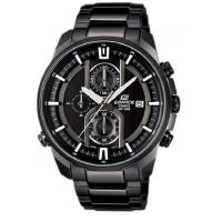 ราคา Casio EDIFICE CHRONOGRAPH นาฬิกาผู้ชาย สายสแตนเลส รุ่น EFR-533BK-1A - Black (63177762)