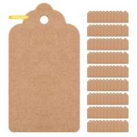 ราคา yves_servicePack 100 Rustic 40mmx70mm Scalloped Kraft Paper Card,Blank Brown Tag,Gift Tag,Luggage Tag,Price Label - Small (100) (41003469014)
