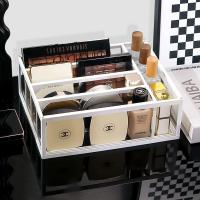 ราคา โปร่งใสโปร่งใสแป้งเดสก์ท็อป Blush อายแชโดว์ Air Cushion Storage ลิปสติกเครื่องสําอาง Multi-Grid ชั้นวาง High-End Feeling (56851112505)