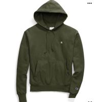 ราคา Champion hoodie แท้ size m สี olive green ใส่ครั้งเดียว 390.- (27121676629)