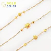 ราคา Goldseller สร้อยข้อมือทอง ลายคั่น คละลาย ครึ่งสลึง ทองคำแท้ 96.5 (7334439102)