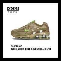 ราคา SUPREME X NIKE SHOX RIDE 2 NEUTRAL OLIVE (18422691280)